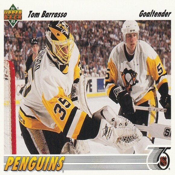 Tom Barrasso Pittsburgh Penguins NHL Hockey Card Collection - 10 Card Set - Picture 6 of 11